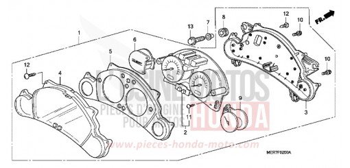 COMPTEUR (CBF600S/SA) CBF600S6 de 2006